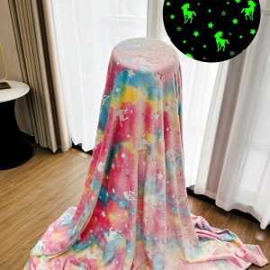 Flannel Glow in the Dark Blanket