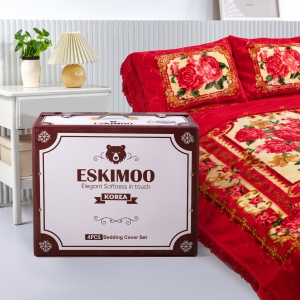 ESKIMOO KOREA 611 4-Pcs Bed Set