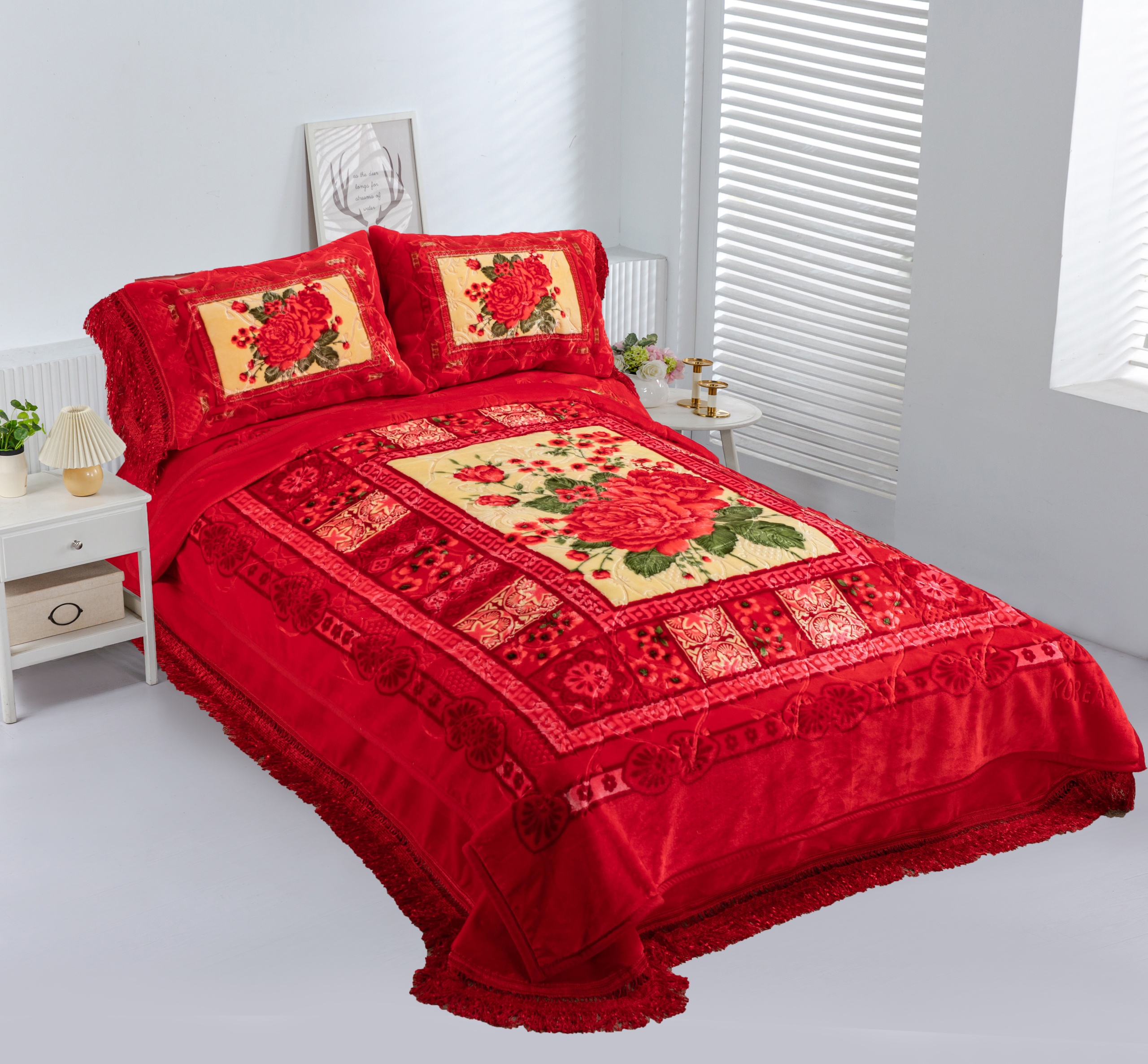 AL ARROSAIN KOREA BOX-645 4-Pcs Bed Set - Image 2