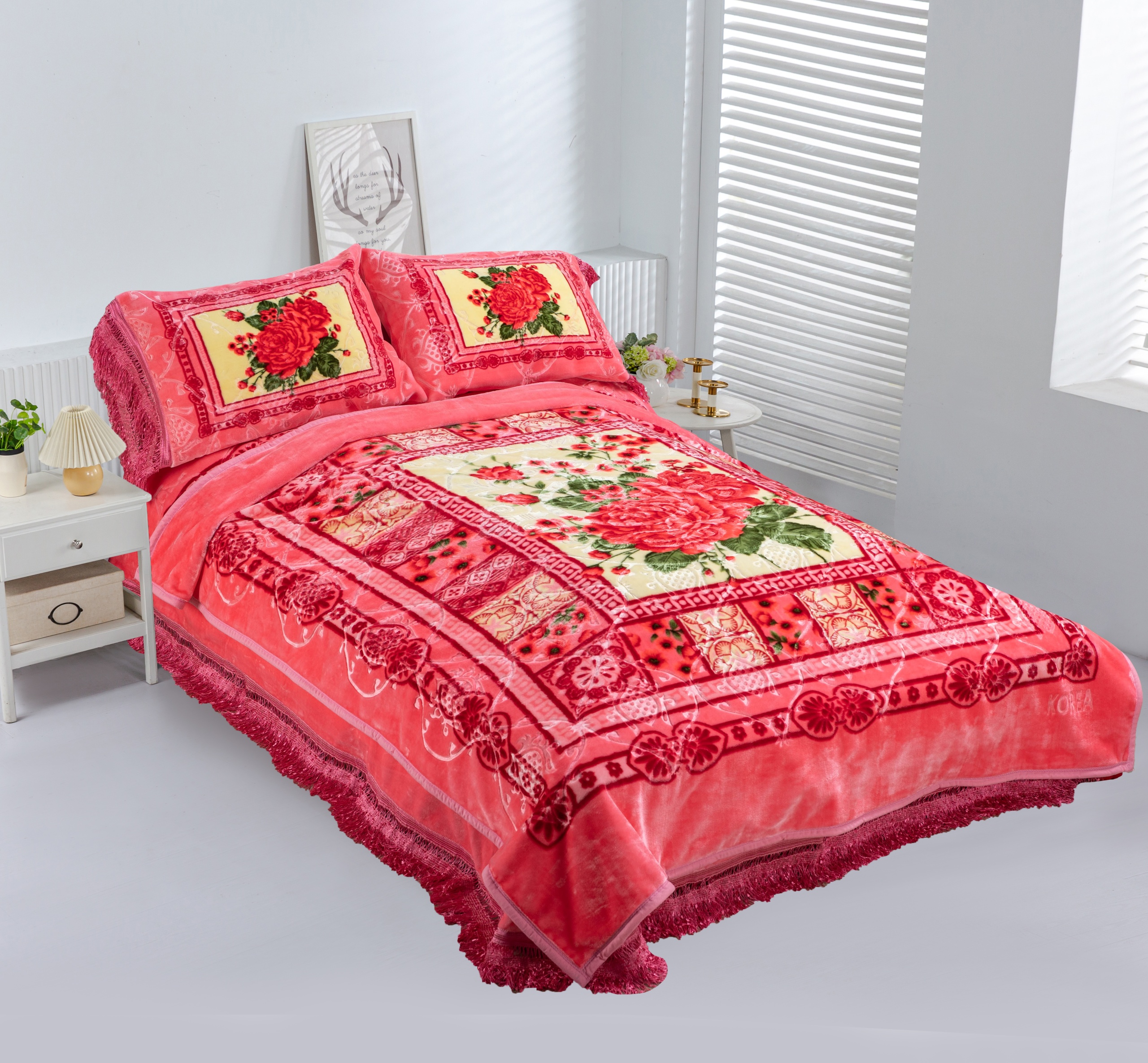 AL ARROSAIN KOREA BOX-645 4-Pcs Bed Set - Image 4